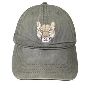 Grand Canyon Adopt A Lion Slideback Baseball Cap Green One Size Embroidered ECO